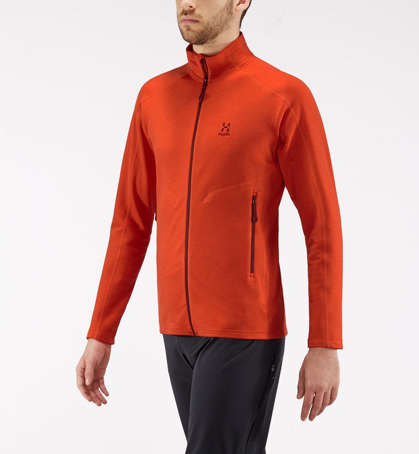 Haglöfs Mens Heron Fleece Red New Zealand 42639EFIG